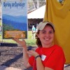 Sara Beth the Volunteer at Dahlonega's Trail Fest 2012. ~~ Photograph by Robert Sutherland
