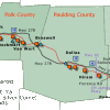 Map of the Silver Comet Trail